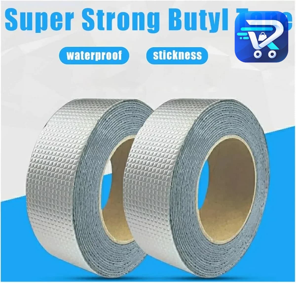 Waterproof Aluminum Foil Butyl Tape Self Adhesive Repair Tape