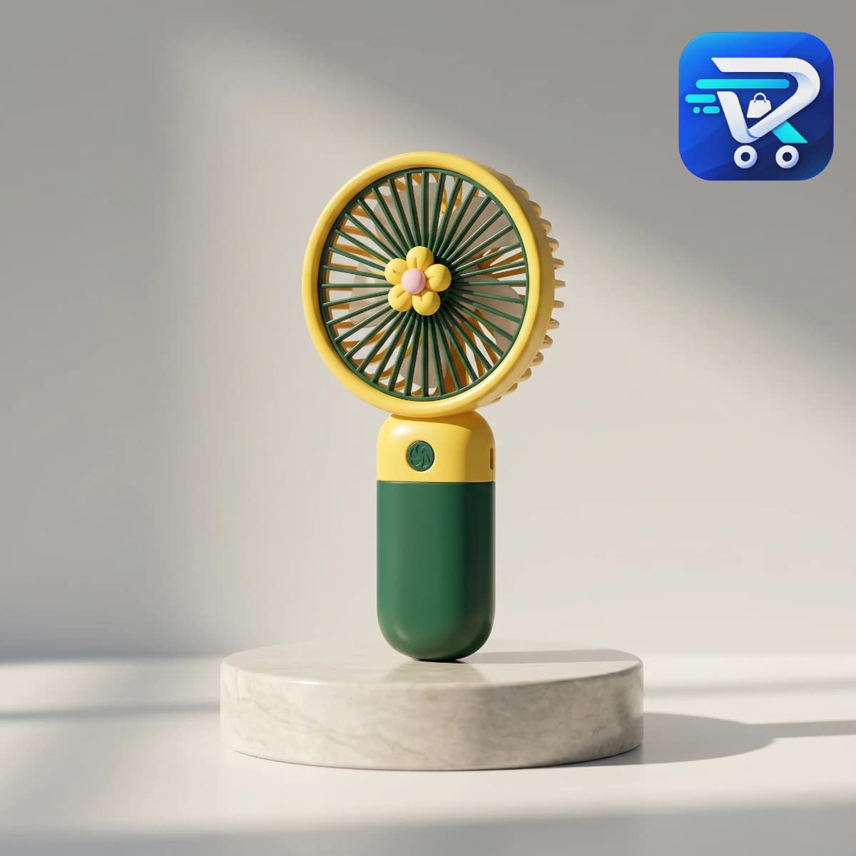 Handheld Portable Desktop Table USB Rechargeable Sports Pocket Mini Fan with Lanyard
